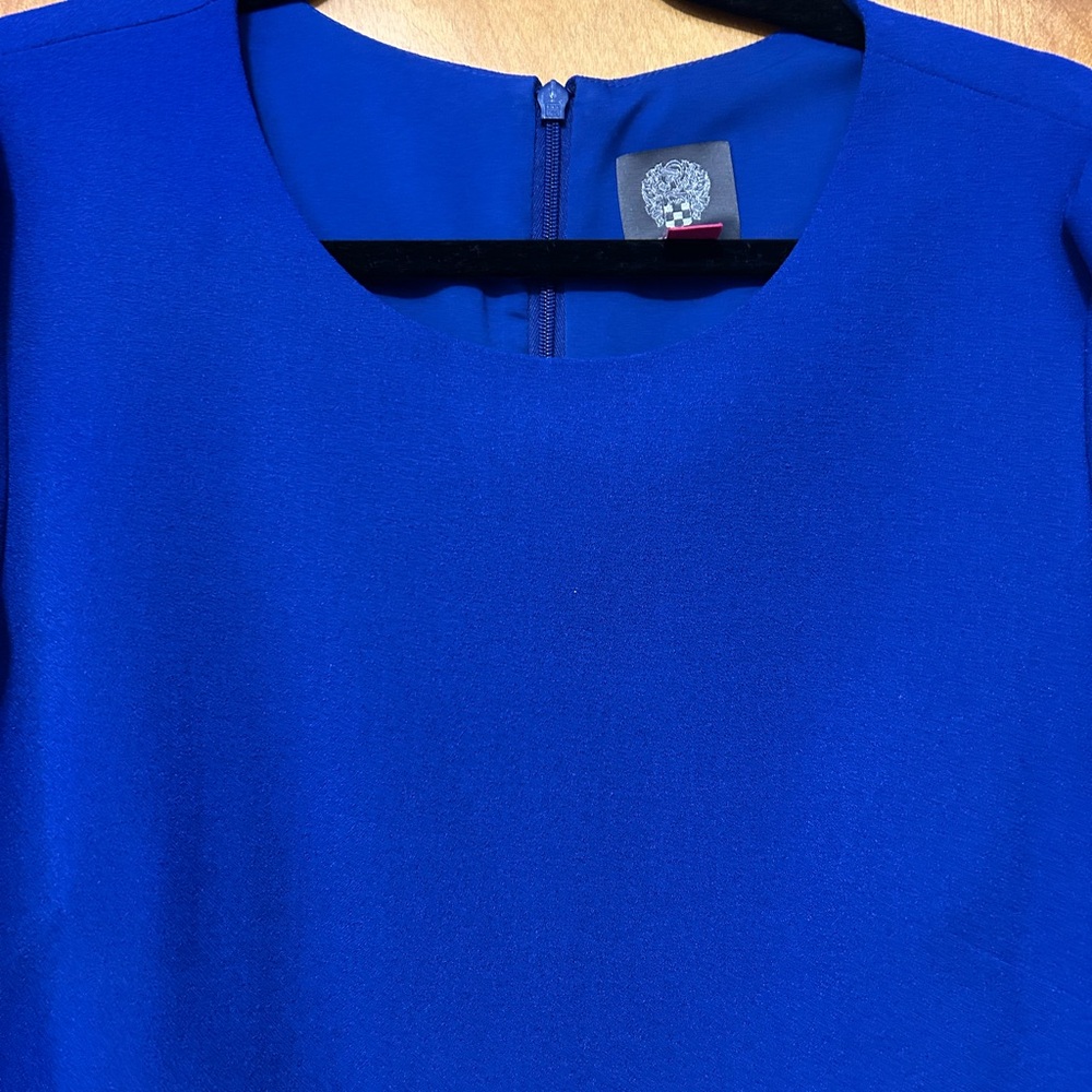 Vince Camuto Royal Blue Short Sleeve Dress - Picture 3 of 3